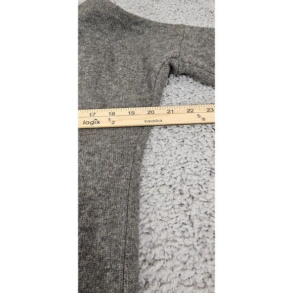 J.Crew Womens Cardigan Wool Cashmere Sweater Pockets Gray Coastal Grandma Size S - Picture 10 of 12